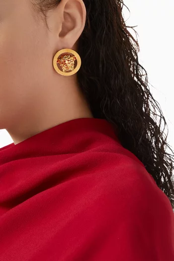 Medusa '95 Stud Earrings in Metal