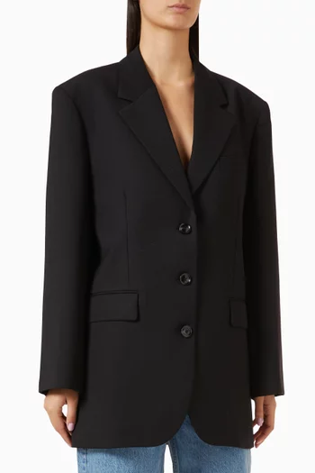 Oversized Sara Blazer in Wool Blend