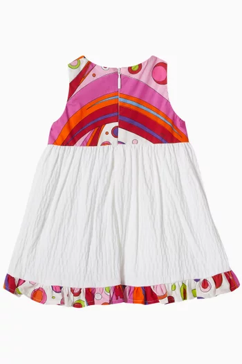 Fontane-print Dress in Cotton-blend