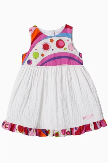 Fontane-print Dress in Cotton-blend