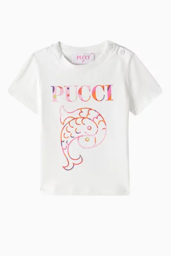 Graphic-print T-shirt in Cotton-jersey