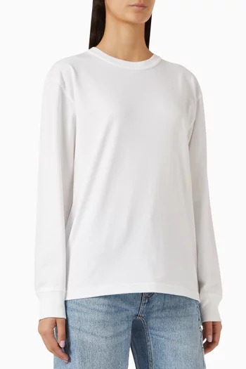 Puff-logo T-shirt in Jersey