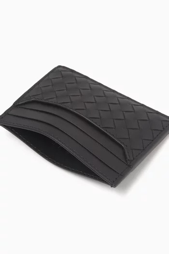 Card Case in Piccolo Intrecciato Leather