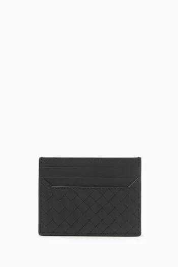 Card Case in Piccolo Intrecciato Leather
