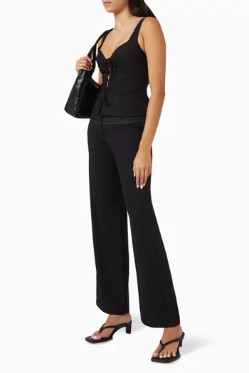 Ninah Yoke Pants in Viscose-blend
