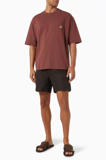 Oceano Drawstring Swim Shorts in Recycled Nylon