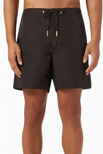 Oceano Drawstring Swim Shorts in Recycled Nylon