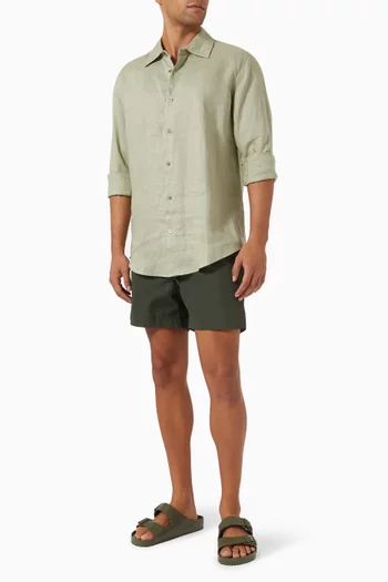 Oceano Drawstring Swim Shorts in Recycled Nylon