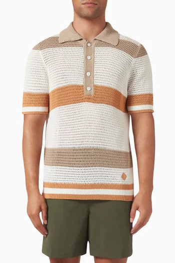 Chile Polo Shirt in Crochet