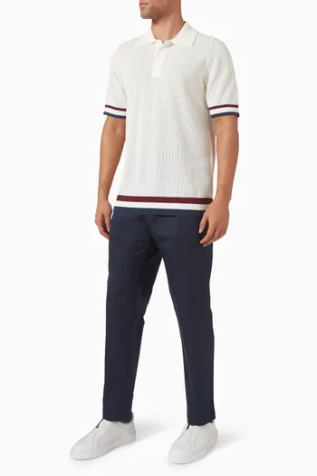 Santiago Quinn Polo Shirt in Cotton Knit