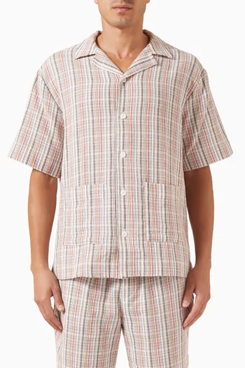 Amos Striped Shirt in Cotton