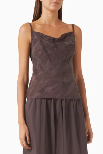 Bias Slip Cami Top in Satin