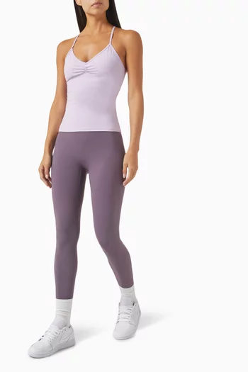 Ultimate Ruched Front Racer Tank Top