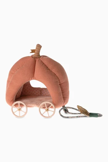 Mouse Pumpkin Carriage Soft Toy