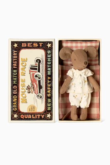 Big Sister Mouse in a Matchbox Bed