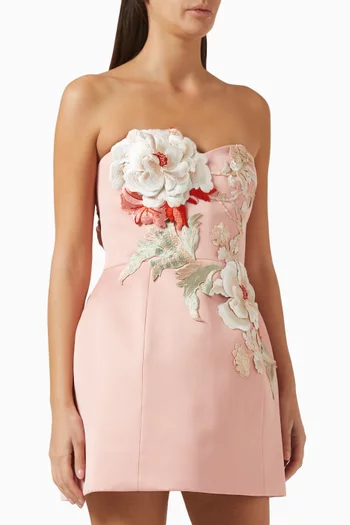 Rosario Floral Bustier Mini Dress