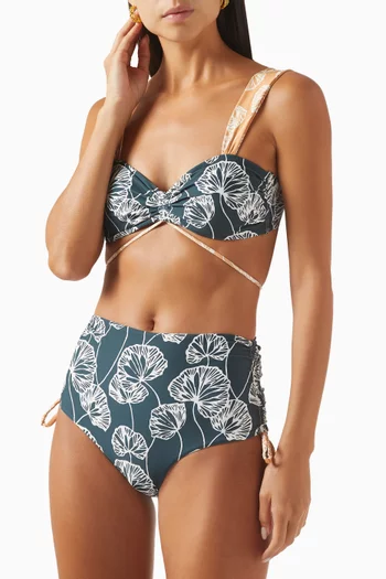 قطعة بيكيني سفلية فريدا بخصر مرتفع