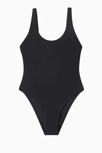 Hailey One-piece Swimsuit in Cloud Terry