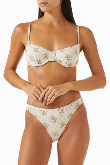 Eva Jacquard Bikini Top