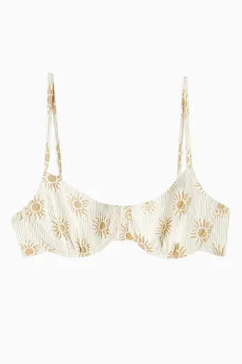 Eva Jacquard Bikini Top