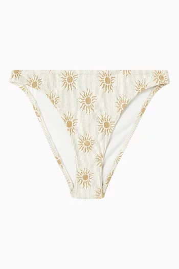 Daniela Jacquard Bikini Briefs