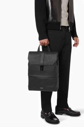 Gancini Backpack in Leather