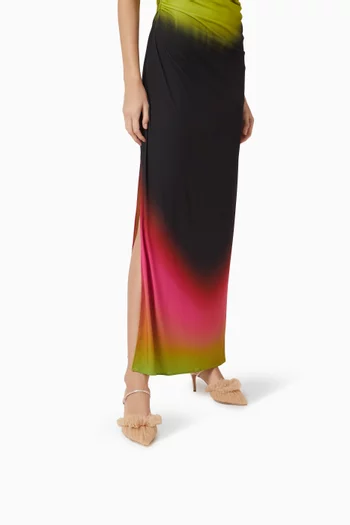 Franca 75 Crystal Mules in Satin and Tulle
