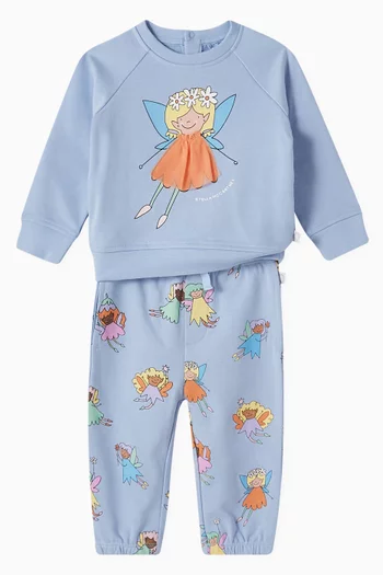 Fairy Graphic Print Sweatshirt in Organic Cotton