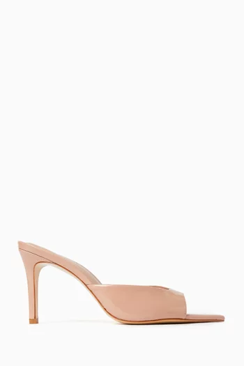 Brea 80 Mule Sandals in Patent Leather