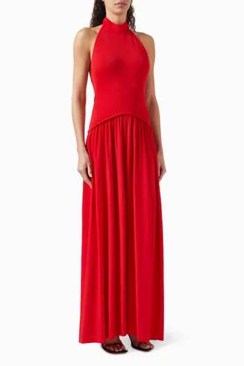Striped occasion dress 2025