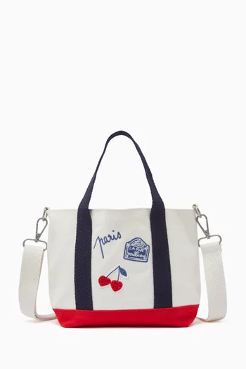 Cabas Shoulder Bag in Canvas