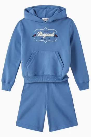 Barack Embroidered Sweatshirt in Organic Cotton