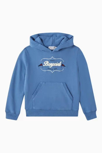 Barack Embroidered Sweatshirt in Organic Cotton