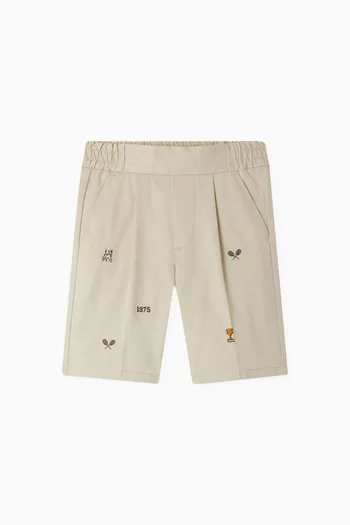 Christian Bermuda Shorts in Cotton