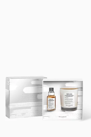 Replica By the Fireplace Eau de Toilette & Candle Set