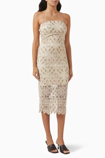 Soleil Crochet Dress in Cotton
