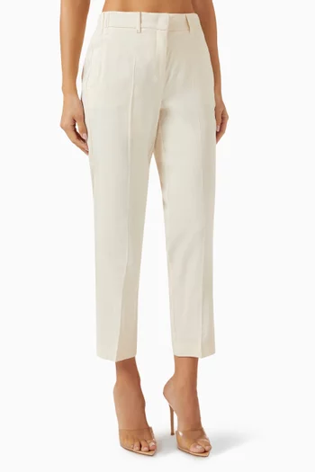 Arles Slim Pants in Viscose & Linen