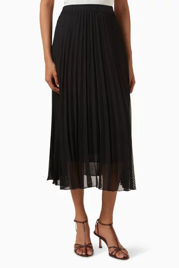 Acerbo Pleated Skirt in Viscose-blend