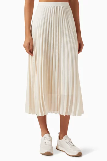 Acerbo Pleated Skirt in Viscose-blend