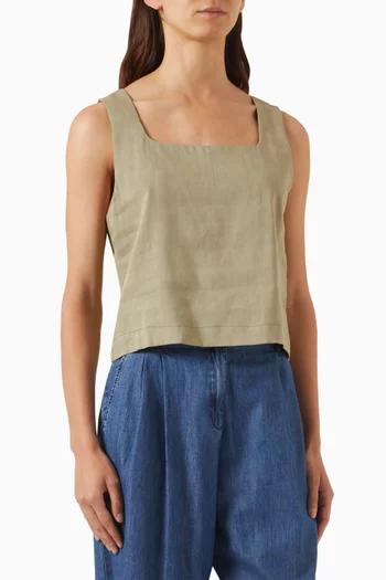 Terni Top in Linen-blend