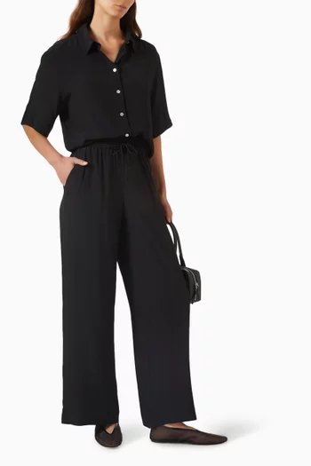 Ouvert Shirt in Silk-blend