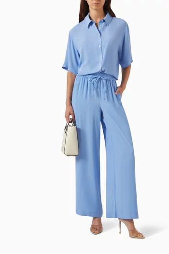 Ouvert Shirt in Silk-blend