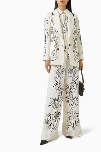 Luciana Printed Blazer