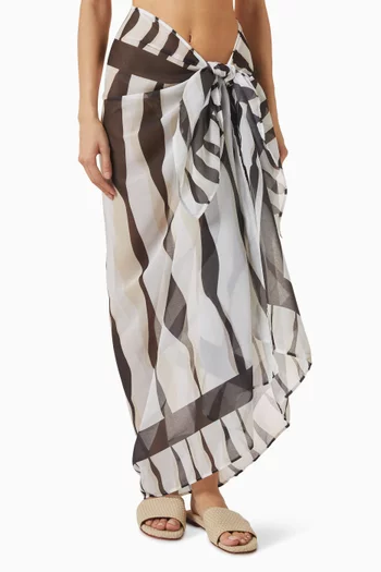 Ruby Long Sarong Pareo