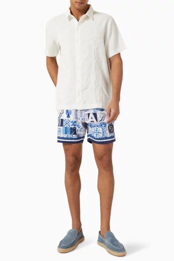Dan Azure Swim Shorts