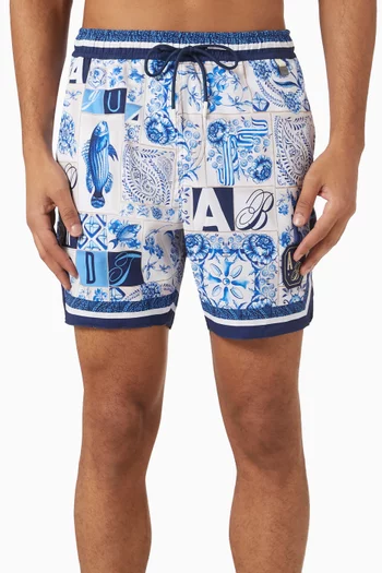 Dan Azure Swim Shorts