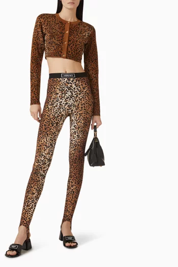 Leopard Stirrup Leggings