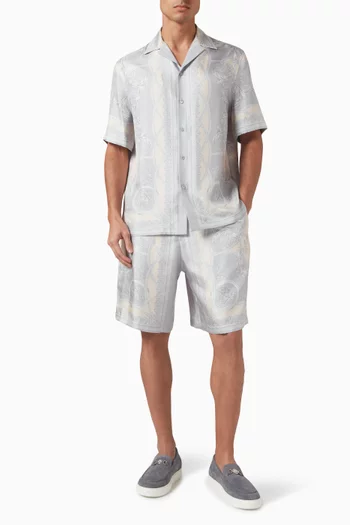 La Coupe Des Dieux Shorts in Silk