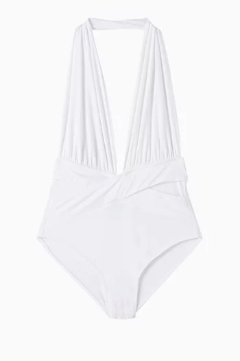 Roman Plunge One-piece Swimsuit