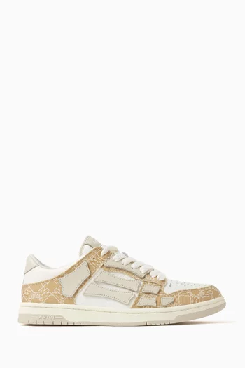 MA Quad Skel Sneakers in Leather & Canvas